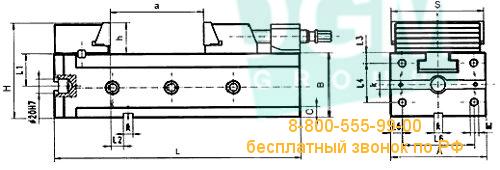 Муфта для тисков BISON LCZ 6800-150 М12х155